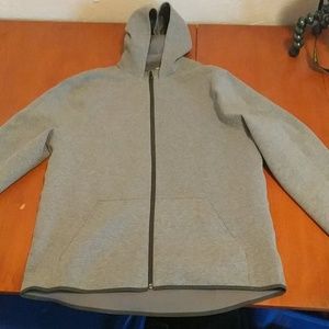 Grey zip hoodie